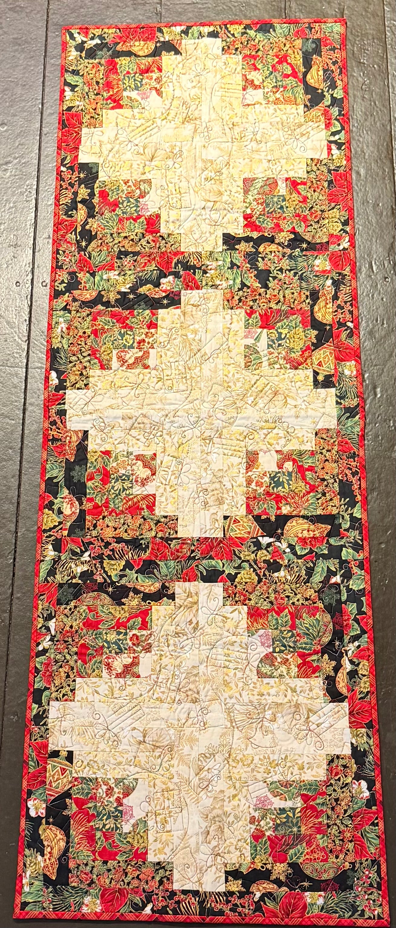 Log Cabin Table runner