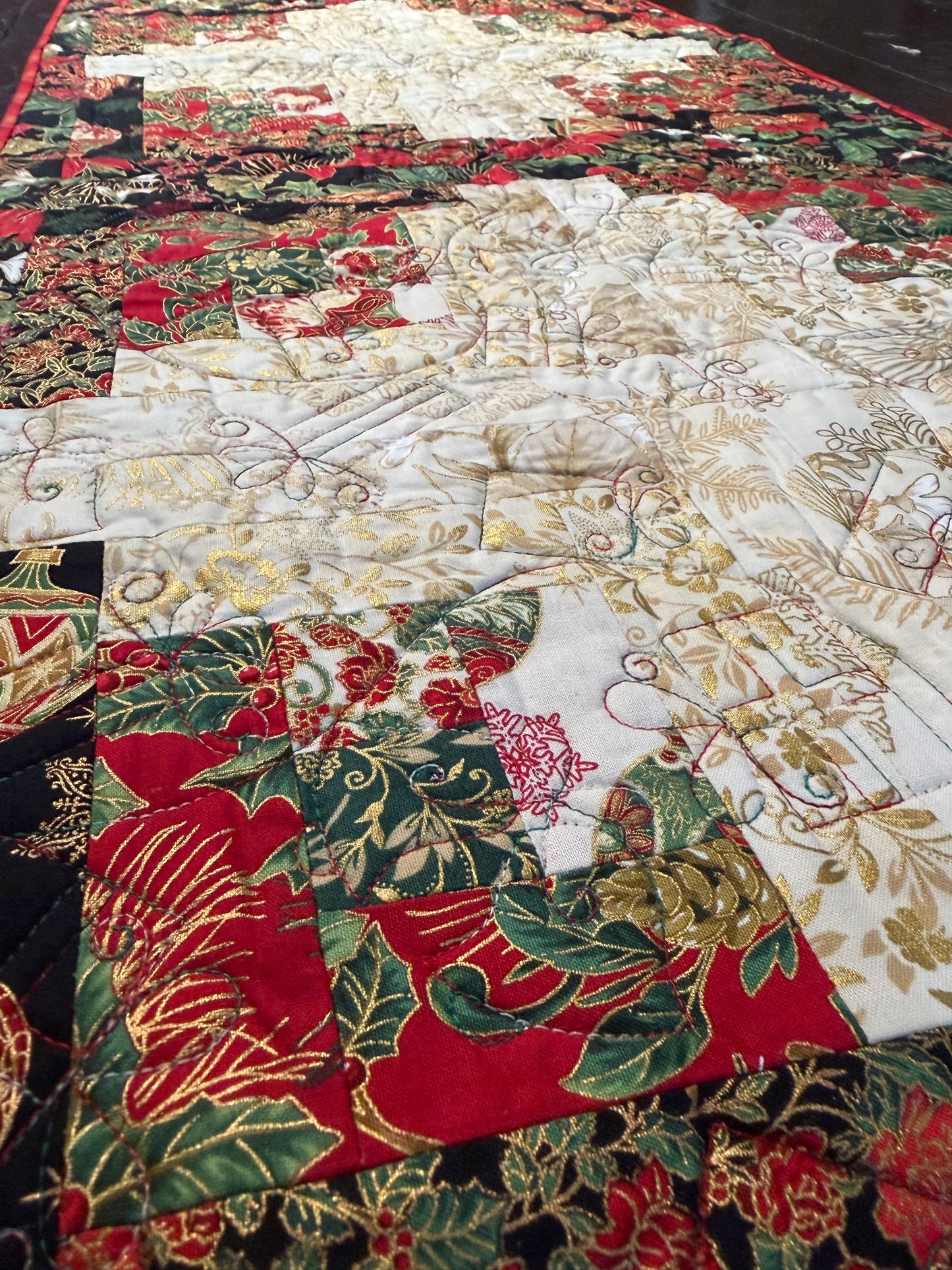 Log Cabin Table runner