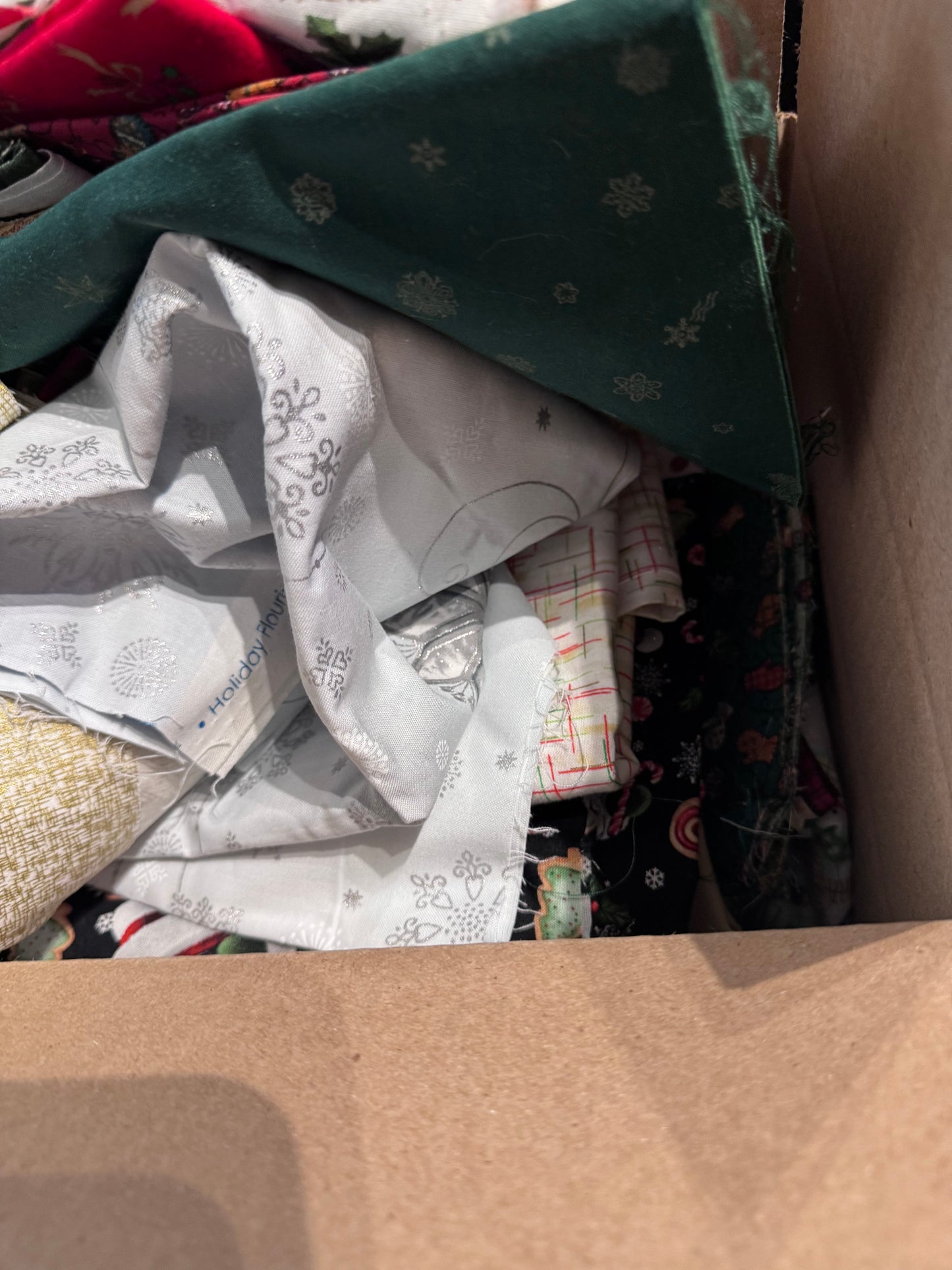 Christmas Fabric box